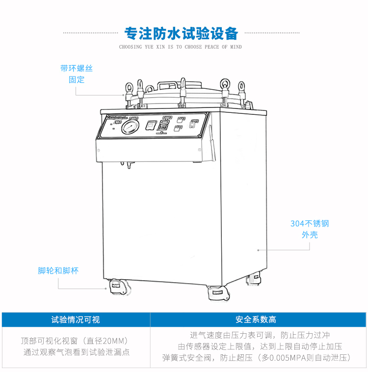 車載攝像頭防水測(cè)試設(shè)備（IPX8級(jí)）